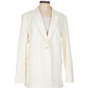Nordstrom Ivory Tailored Blazer | Size M | Classic Single Button
